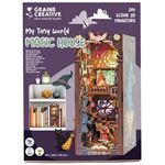 Book Nook My Tiny World Magic House – Kit Miniatura 3D in legno con luci LED