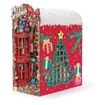 Book Nook My Tiny World Merry Christmas – Kit Miniatura 3D in legno Natale con luci LED