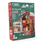 Book Nook My Tiny World Merry Christmas – Kit Miniatura 3D in legno Natale con luci LED