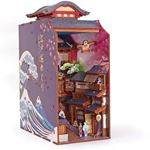 Book Nook My Tiny World Sakura Lane – Kit Miniatura 3D in legno Giapponese con luci LED