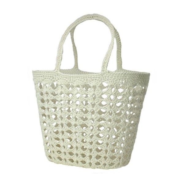 Borsa Crochet Crema