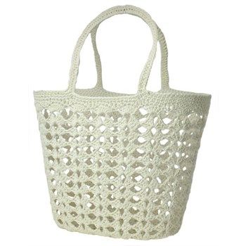 Borsa Crochet Crema