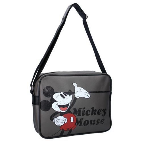 Borsa a Tracolla Mickey Mouse Grigio Scuro