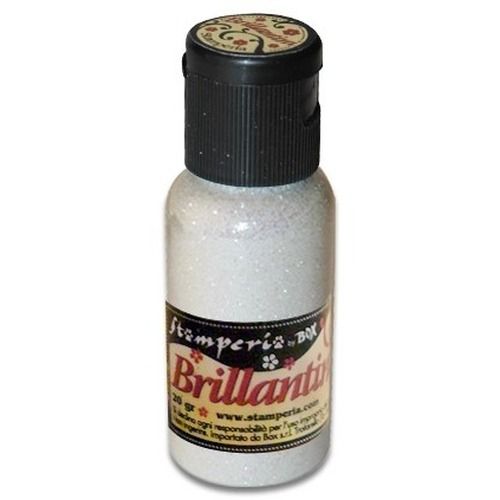 Brillantini bianco iridescente gr 20