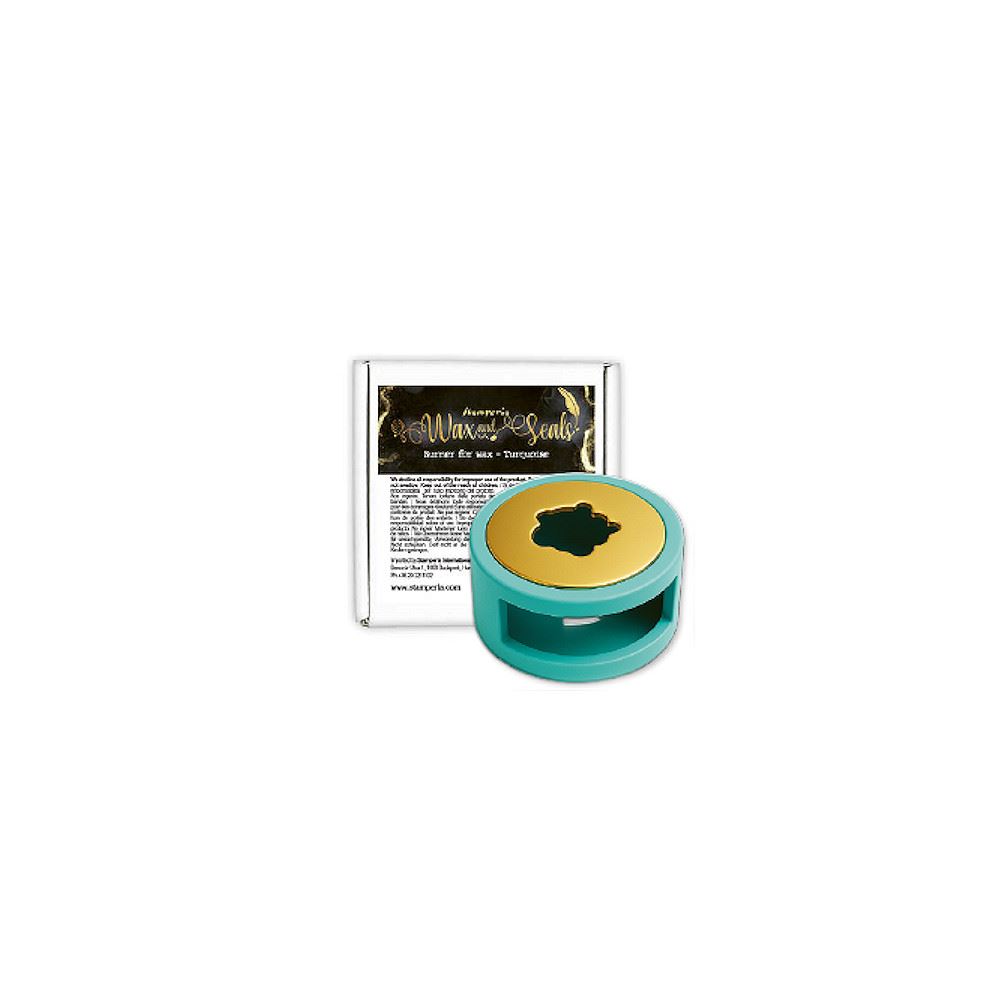 Bruciatore per cera colore turchese Candy Christmas