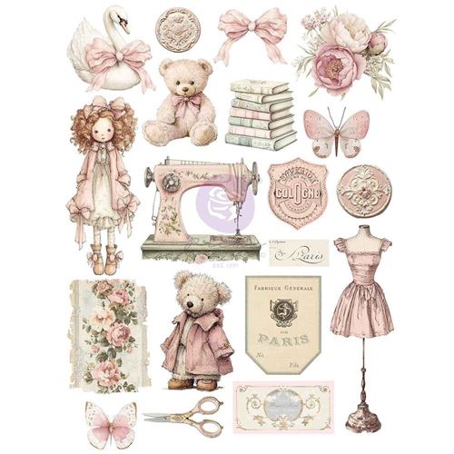 Buttons & Keepsakes A4 Transfer