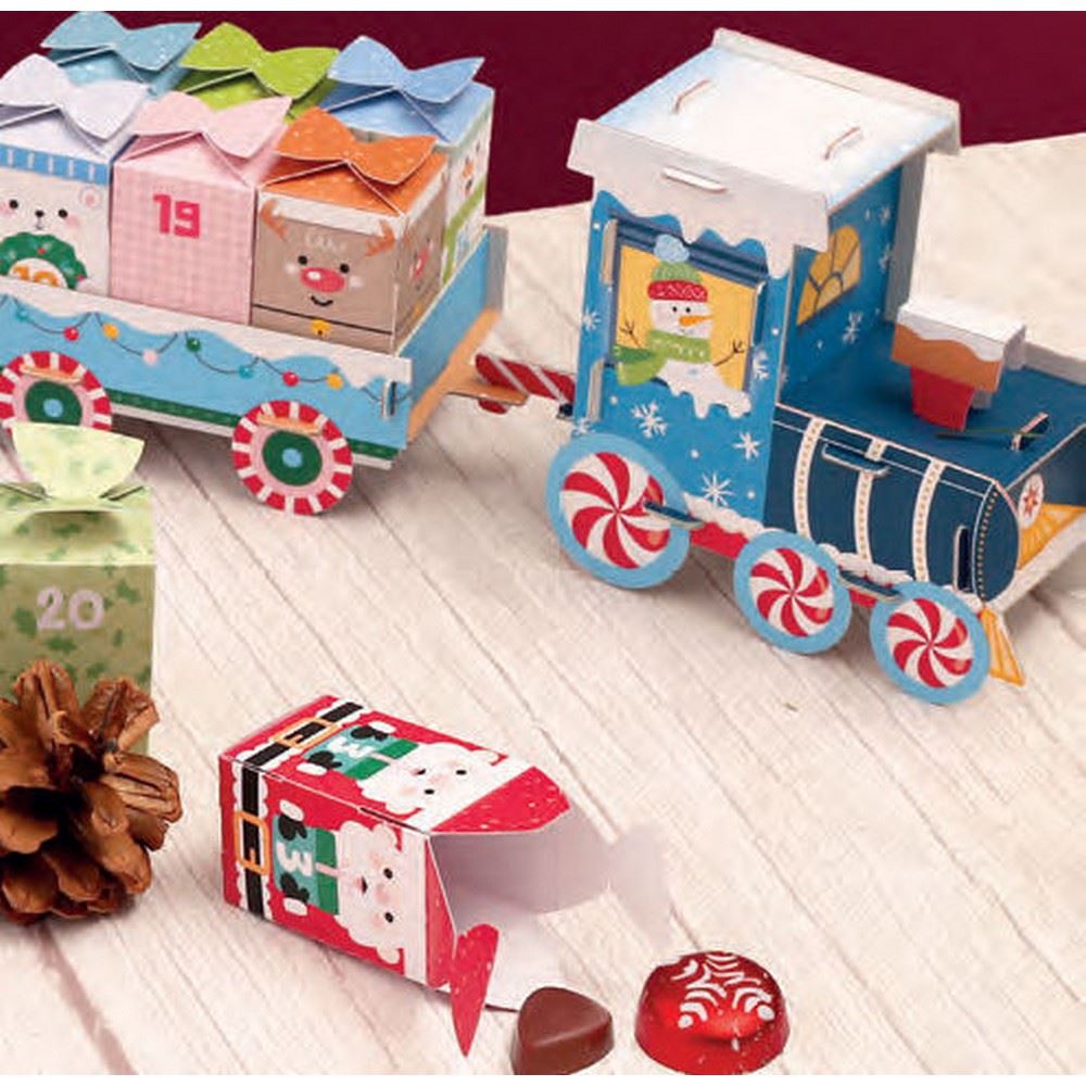 Calendario Avvento piccolo treno sorpresa