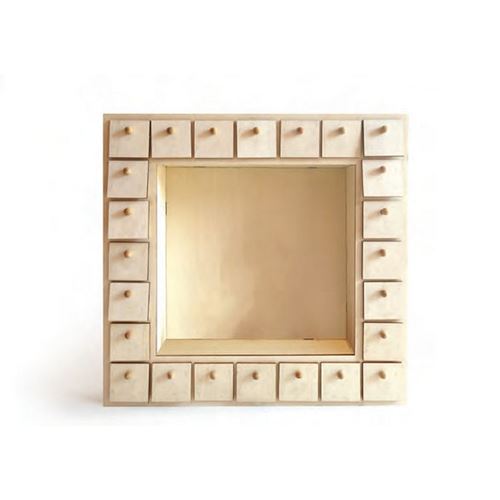 Calendario dell'Avvento Quadrato in legno