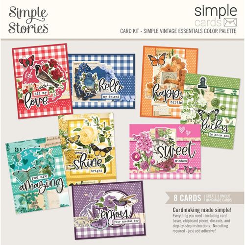 Card Kit Simple Vintage Essential Color Palette