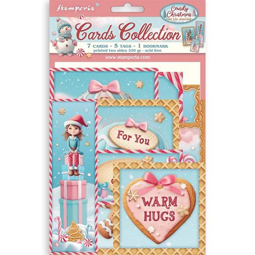 Cards Collection Candy Christmas