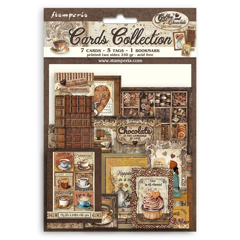 Cards Collection Coffee and Chocolate