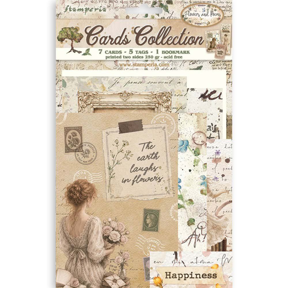 Cards Collection Flowers and Poems
