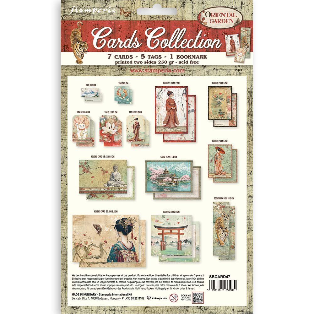 Cards Collection Oriental Garden