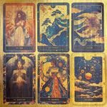 Carta Deluxe Celestial Paper Gold cm 15 x 15