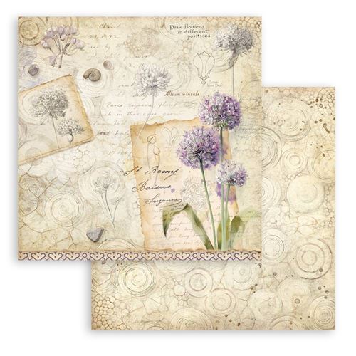Carta Scrap All Around Allium Stamperia