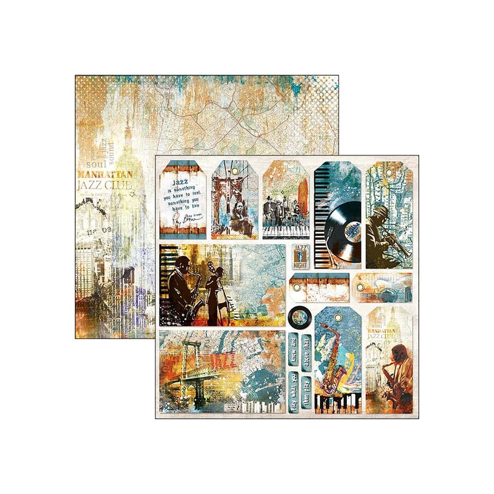 Carta Scrap Cards & Tags Blue Note