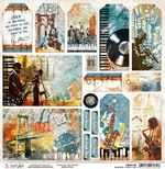 Carta Scrap Cards & Tags Blue Note