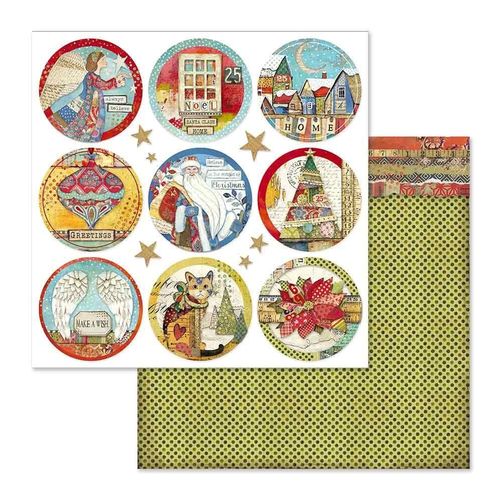 Carta Scrap Christmas Rounds