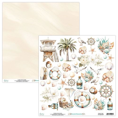 Carta Scrap Coastal Memories Elements