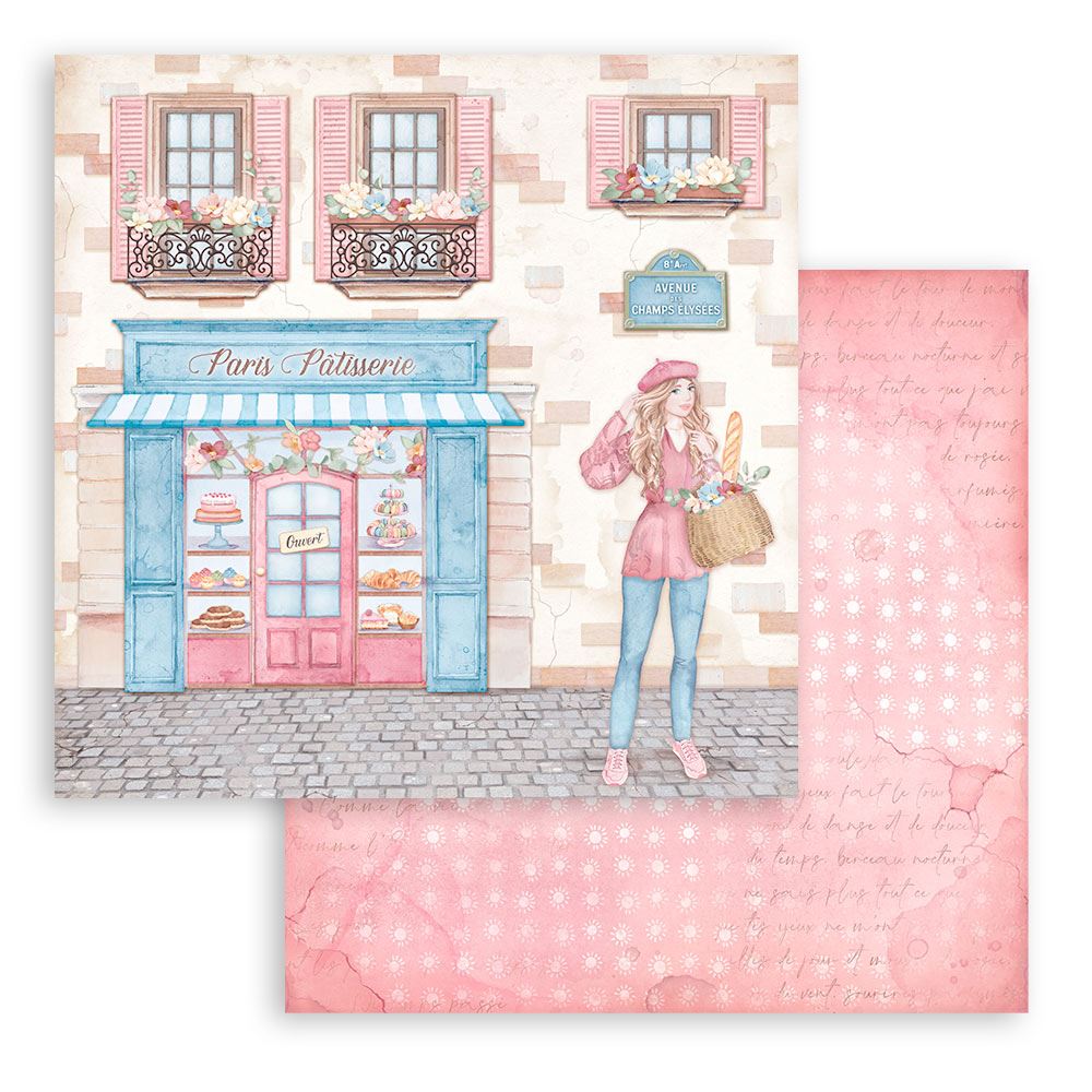 Carta Scrap Create Happiness Oh lá lá Patisserie