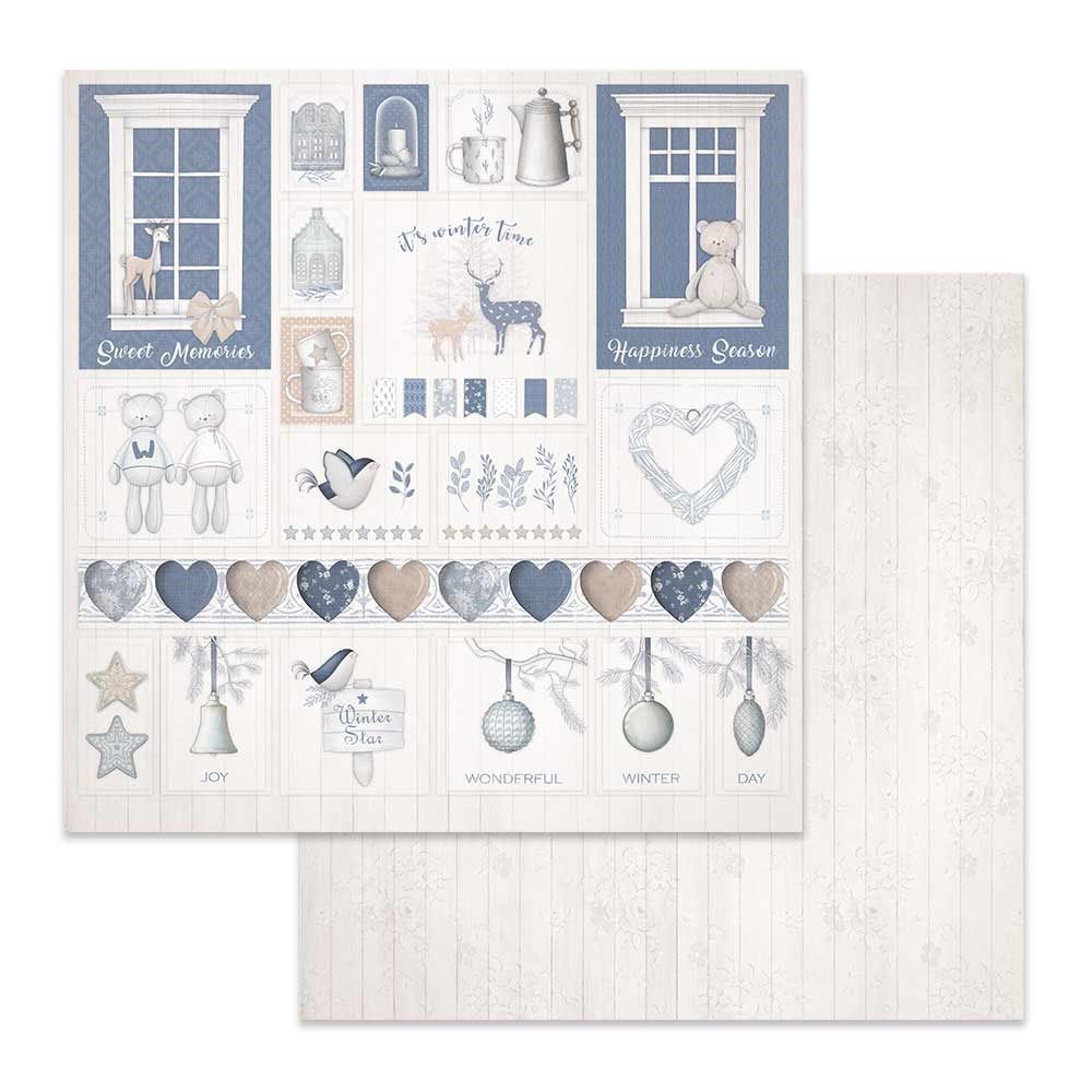 Carta Scrap Decori natalizi