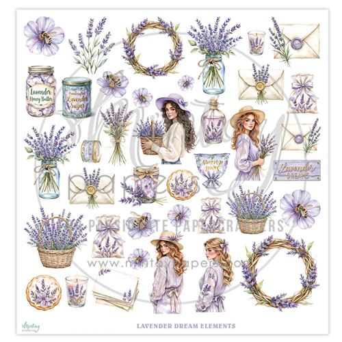 Carta Scrap Elements Lavender Dream