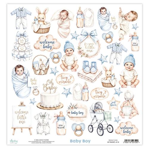 Carta Scrap Elements Baby Boy