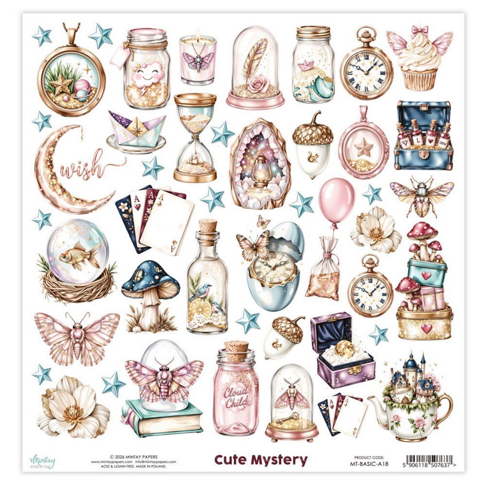 Carta Scrap Elements Cute Mistery