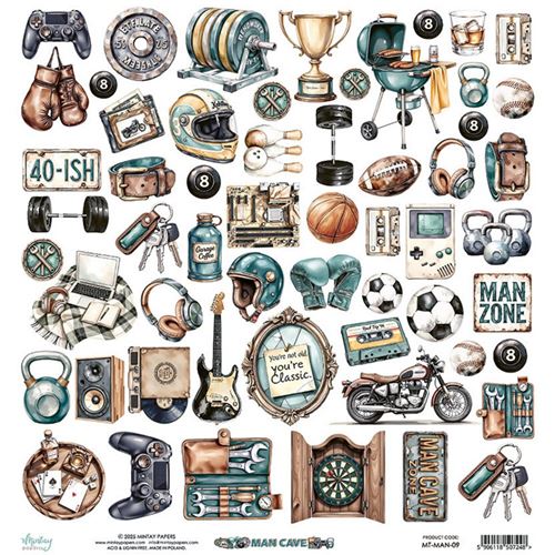 Carta Scrap Elements Man Cave