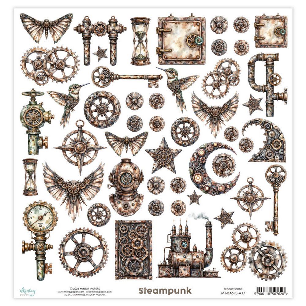Carta Scrap Elements Steampunk