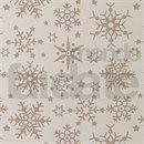 Carta Scrap Fiocchi di neve Beige