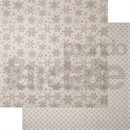 Carta Scrap Fiocchi di neve Beige