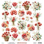 Carta Scrap Floral Paper Summer Highlands