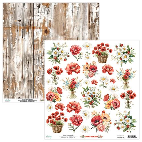 Carta Scrap Floral Paper Summer Highlands