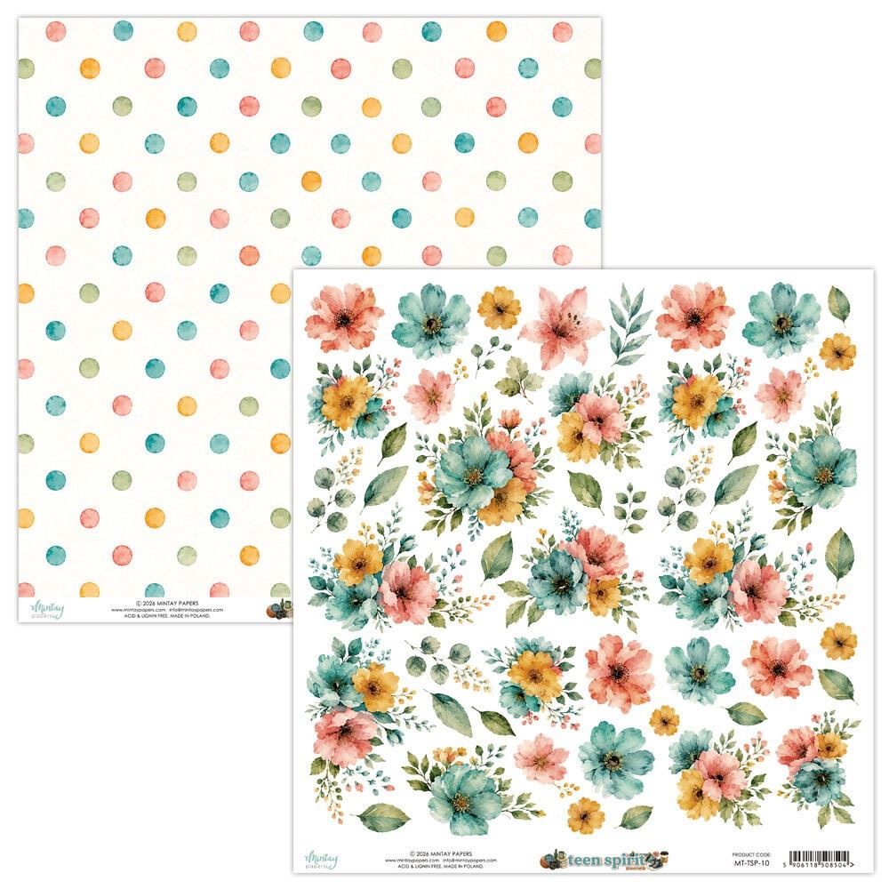 Carta Scrap Floral Teen Spirit
