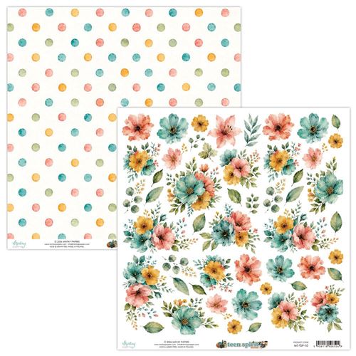 Carta Scrap Floral Teen Spirit