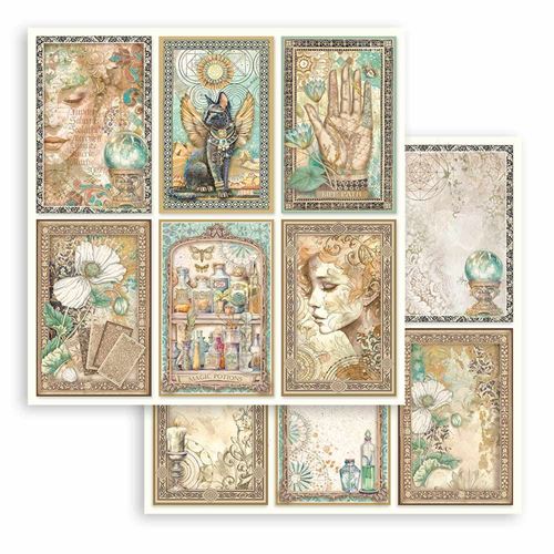 Carta Scrap Fortune 6 cards Stamperia