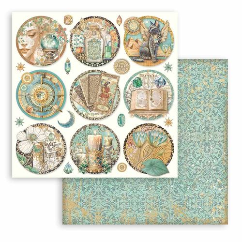 Carta Scrap Fortune tondi Stamperia