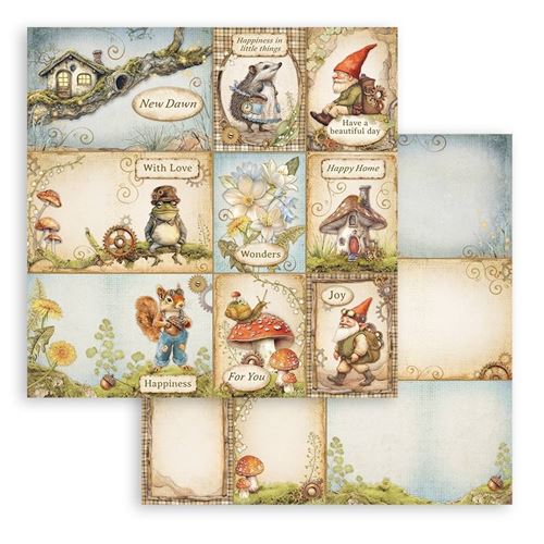 Carta Scrap Hidden Grove cards Stamperia