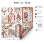 Carta Scrap Home For The Holidays - Memories Of A Snow Day