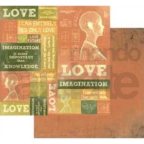 Carta Scrap Love Immagination
