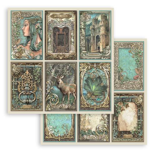 Carta Scrap Magic Forest 6 cards Stamperia