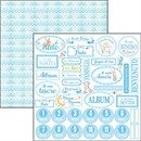 Carta Scrap Ninna Nanna Boy Cuore Italiano
