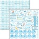 Carta Scrap Ninna Nanna Boy Cuore Spagnolo