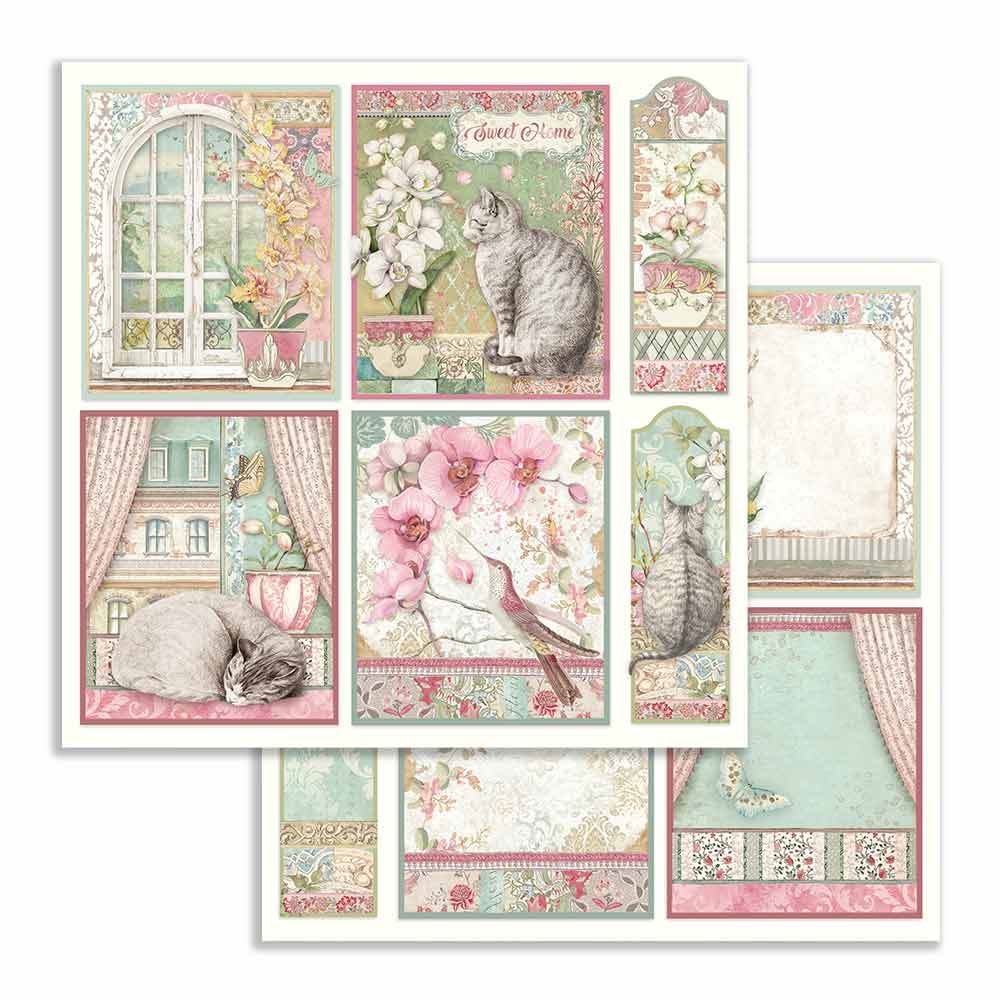 Carta Scrap Orchid Cartoline