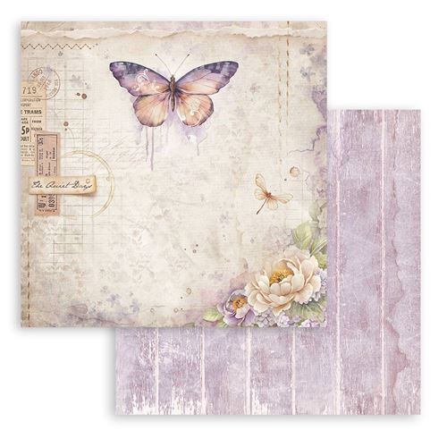 Carta Scrap Quiet Days farfalla Stamperia