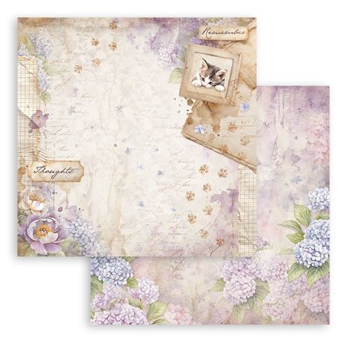 Carta Scrap Quiet Days gattino Stamperia