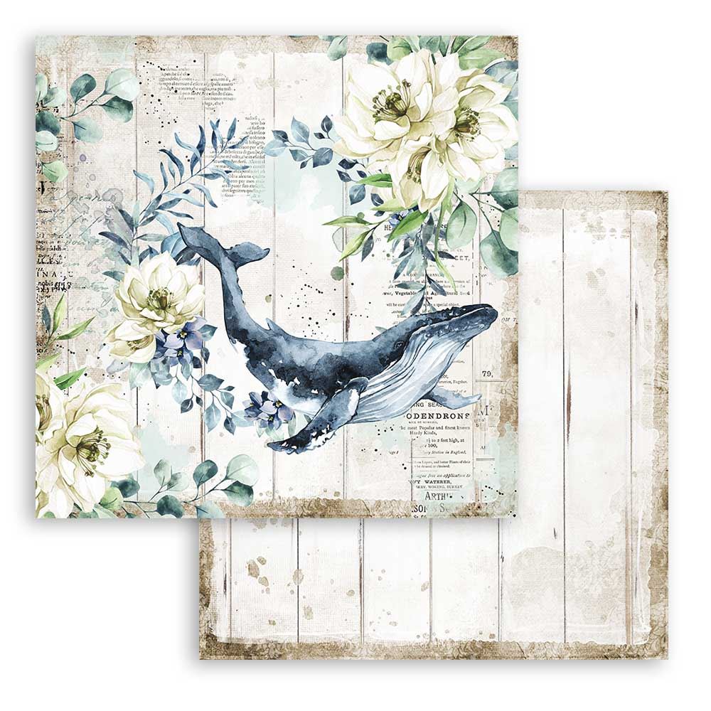 Carta Scrap Romantic Sea Dream Balena