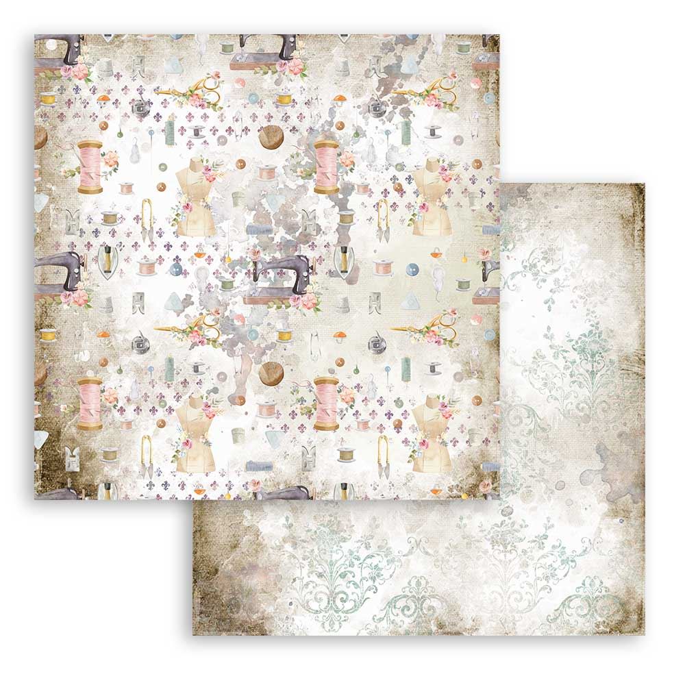 Carta Scrap Romantic Threads Texture