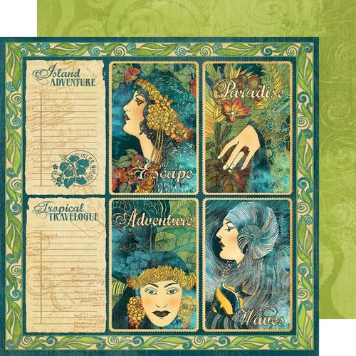 Carta Scrap Seaside Holiday